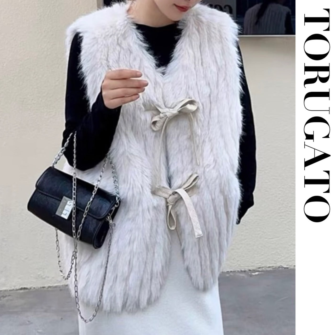 エコファーリボンベスト – TORUGATO