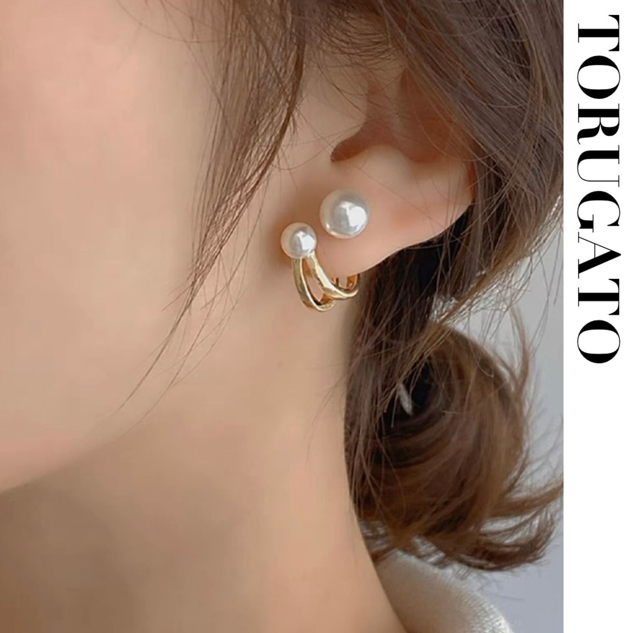 世界的に有名な togo rose×Pearl silver ピアス イヤリング