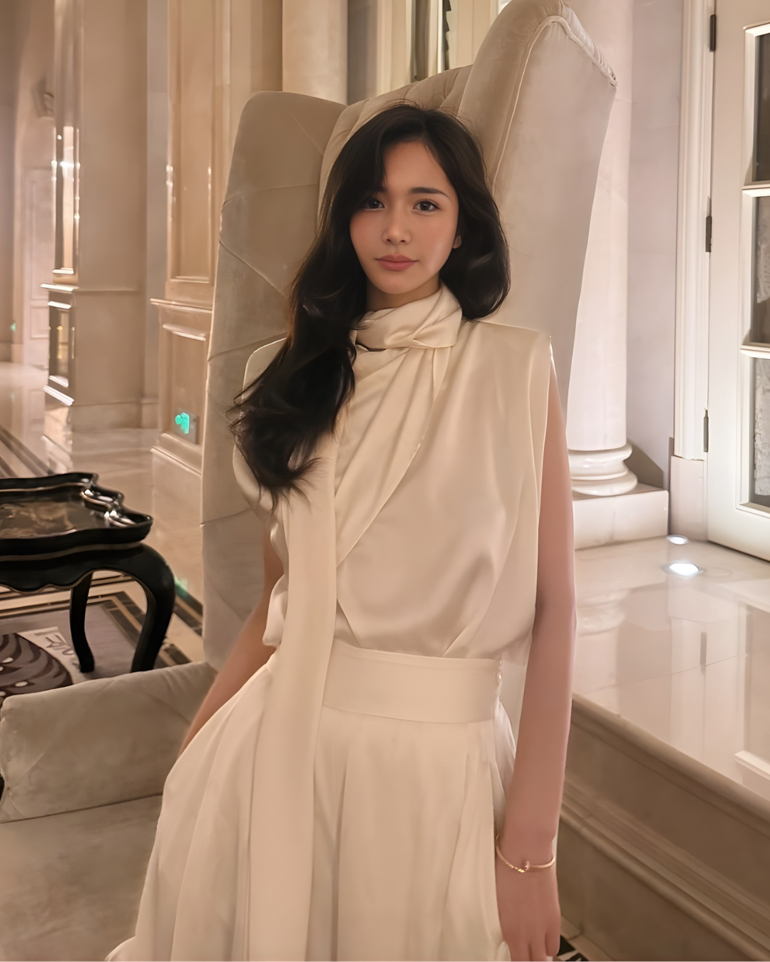 【即日発送】Matte satin flared pants