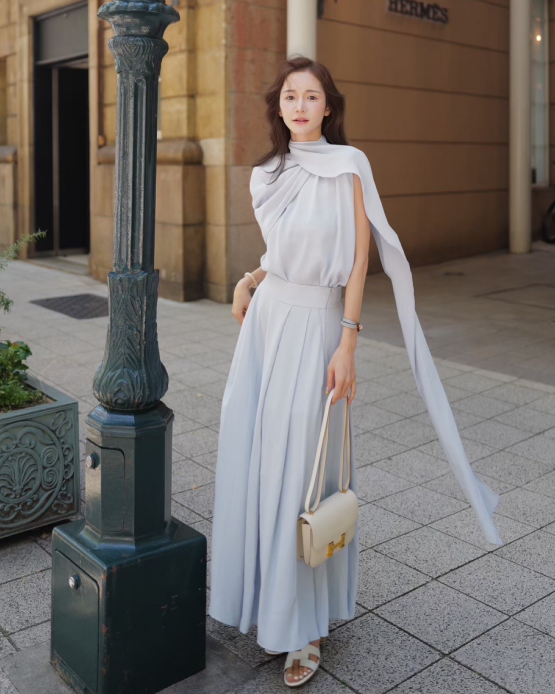 【即日発送】Matte satin flared pants