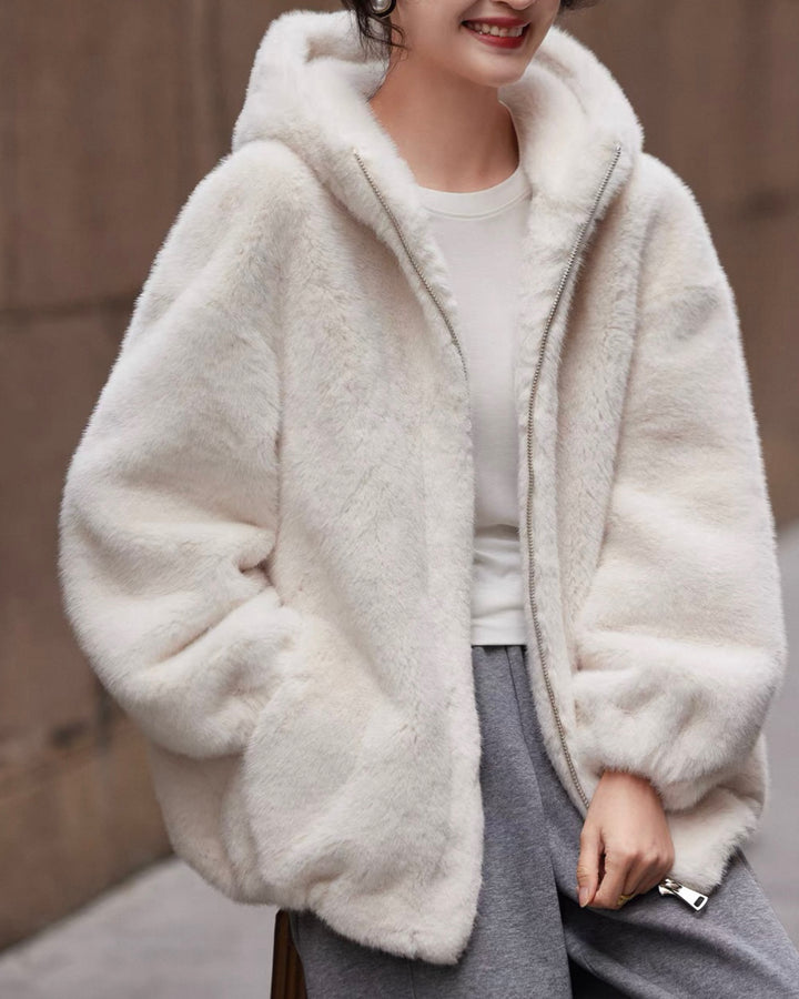 プリュムフーデッドコート