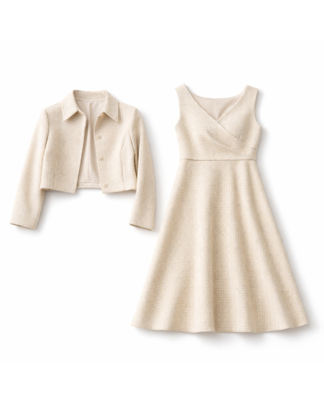 【5月中旬発送】Check Jacquard Cropped Jacket