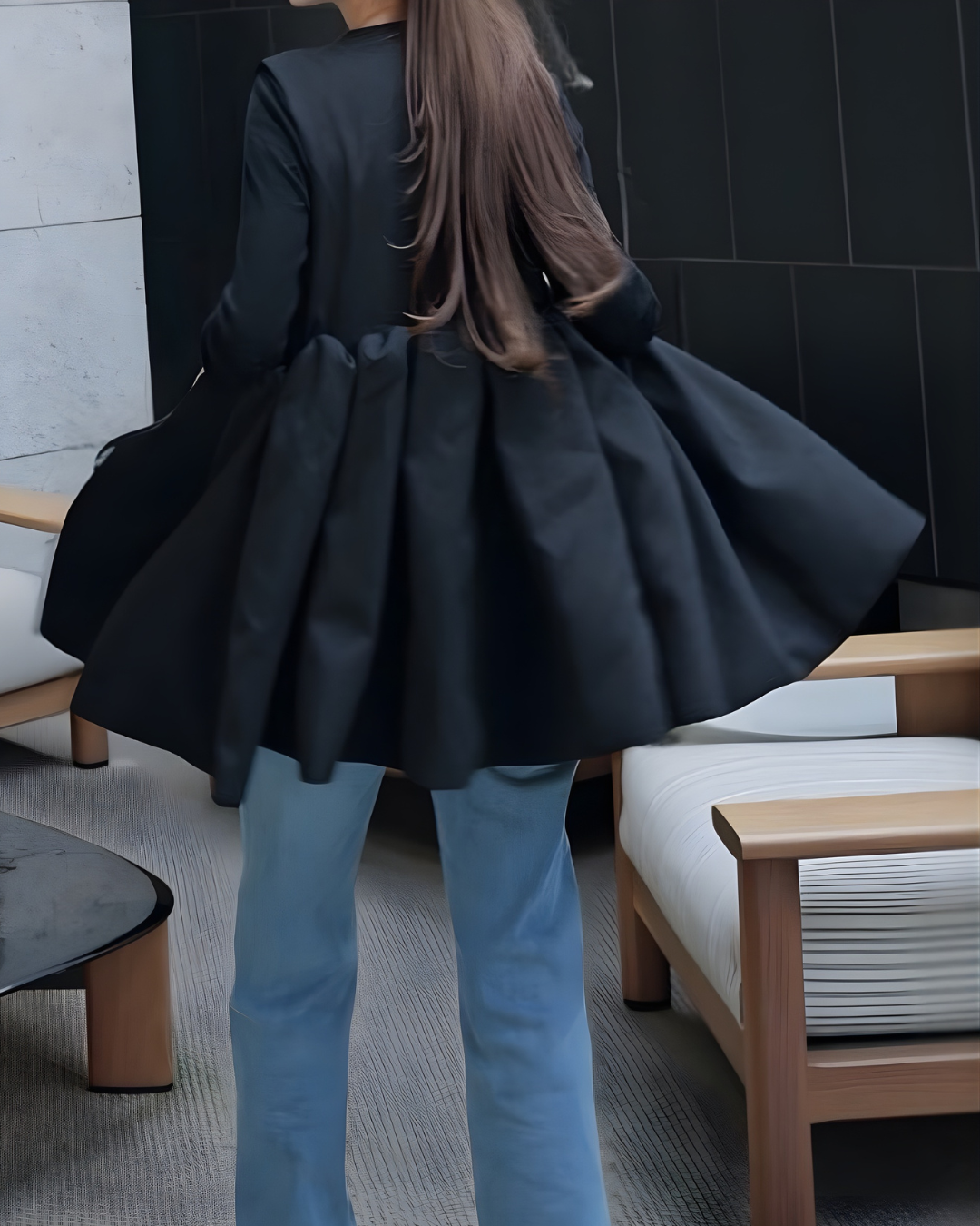 【５月中旬発送】Sleeveless Balloon Peplum Top