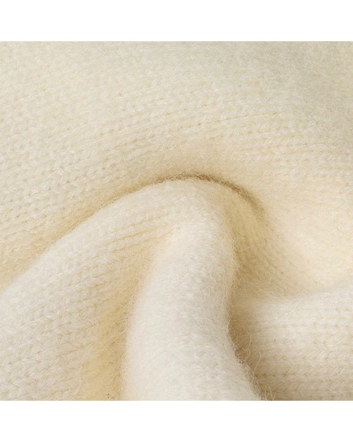 ベア＆ドッグジャガードニットプルオーバー