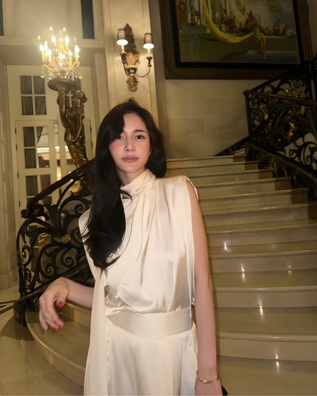 【即日発送】Matte satin flared pants