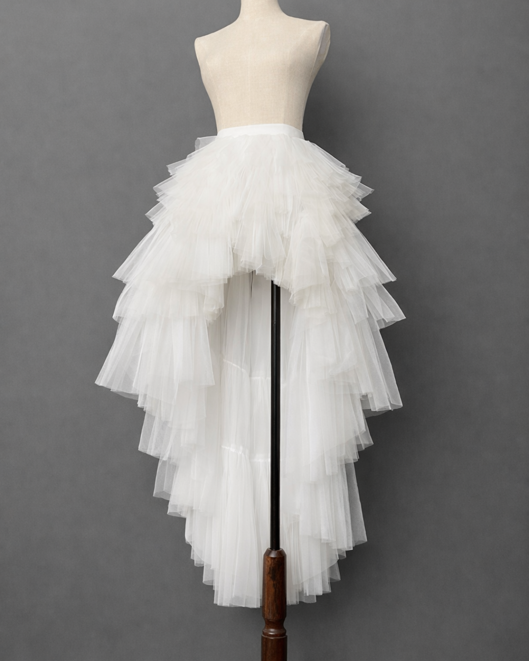 【Lサイズ即日発送】パリレイヤードチュールスカート