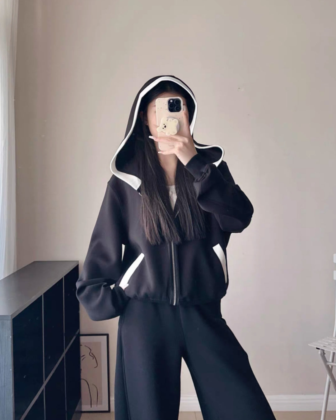 スタイリッシュフーディセットアップ