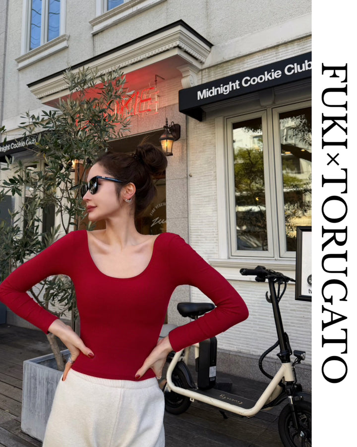 【Sブラック即日発送】バックオープンブラ付きTシャツ