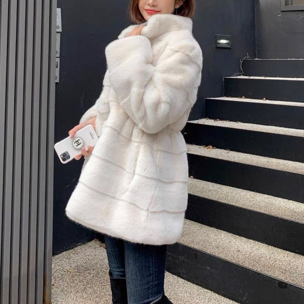 Sサイズ即日発送】グラジュアリーエコファーコート – TORUGATO