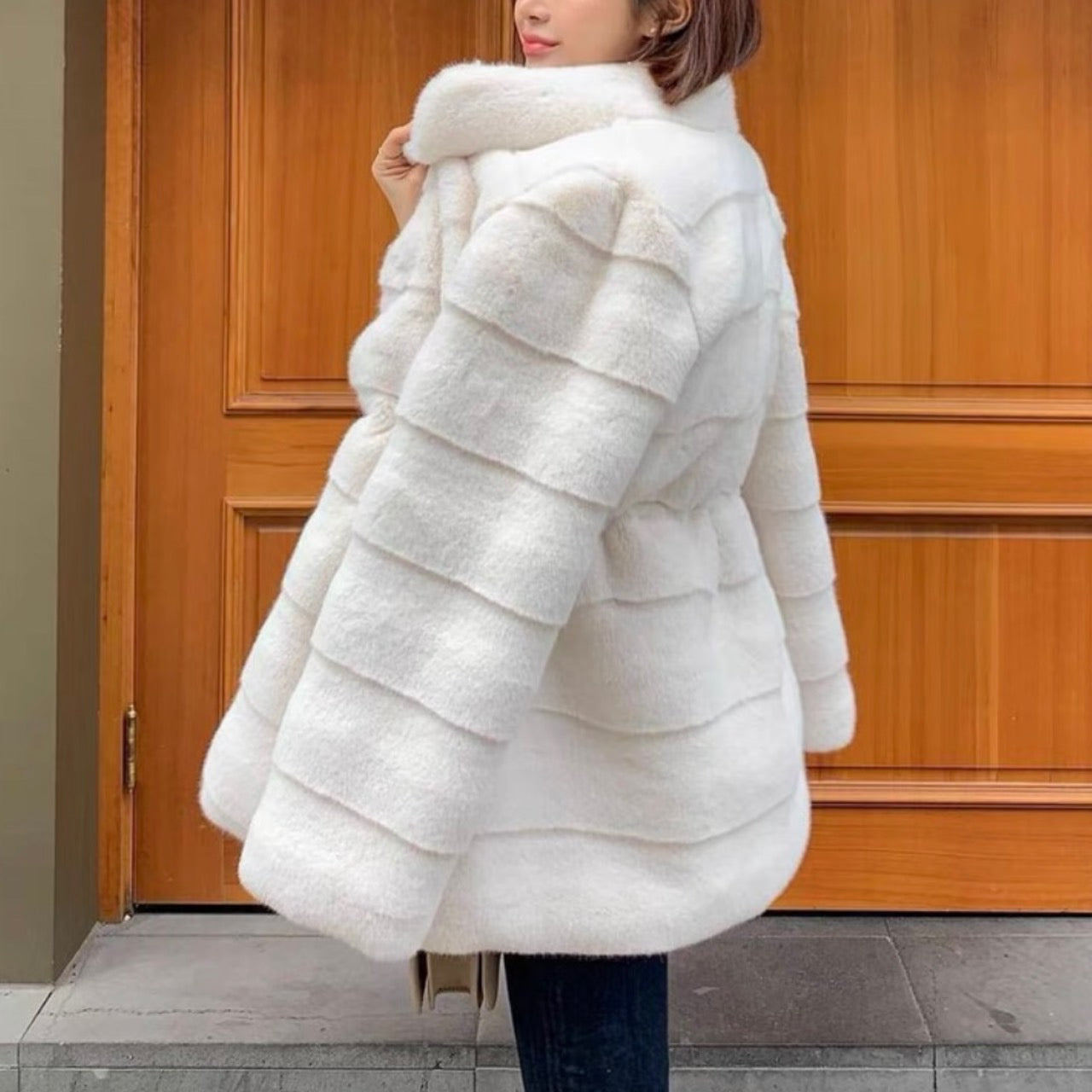 TORUGATO グラジュアリーエコファーコート Sサイズ即日発送】グラジュアリーエコファーコート – TORUGATO