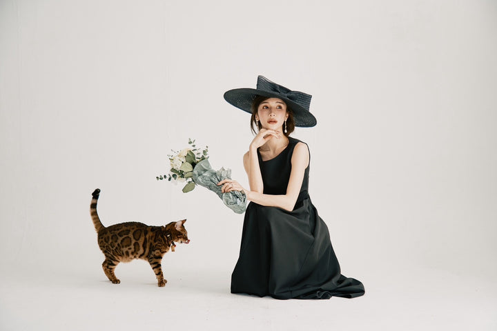 【即日発送】Waist mark one-piece