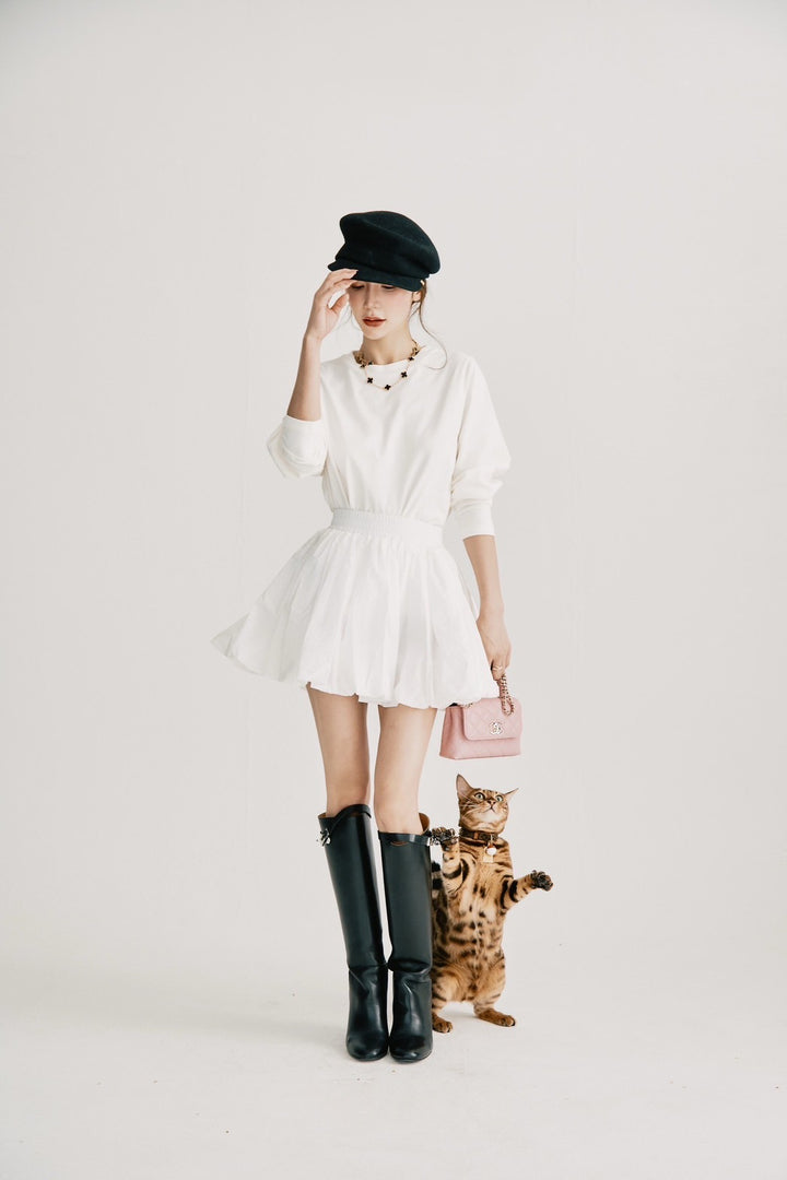 【即日発送】Balloon short skirt