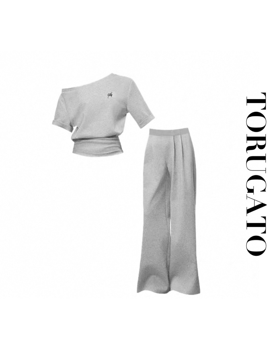 即日発送】オフショルダースウェットセットアップ – TORUGATO