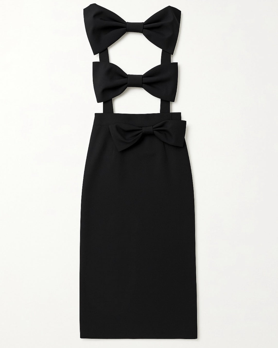 【即日発送】Multi-ribbonskirt