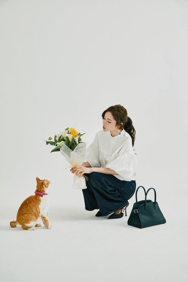 【即日発送】Volume sleeve shirt