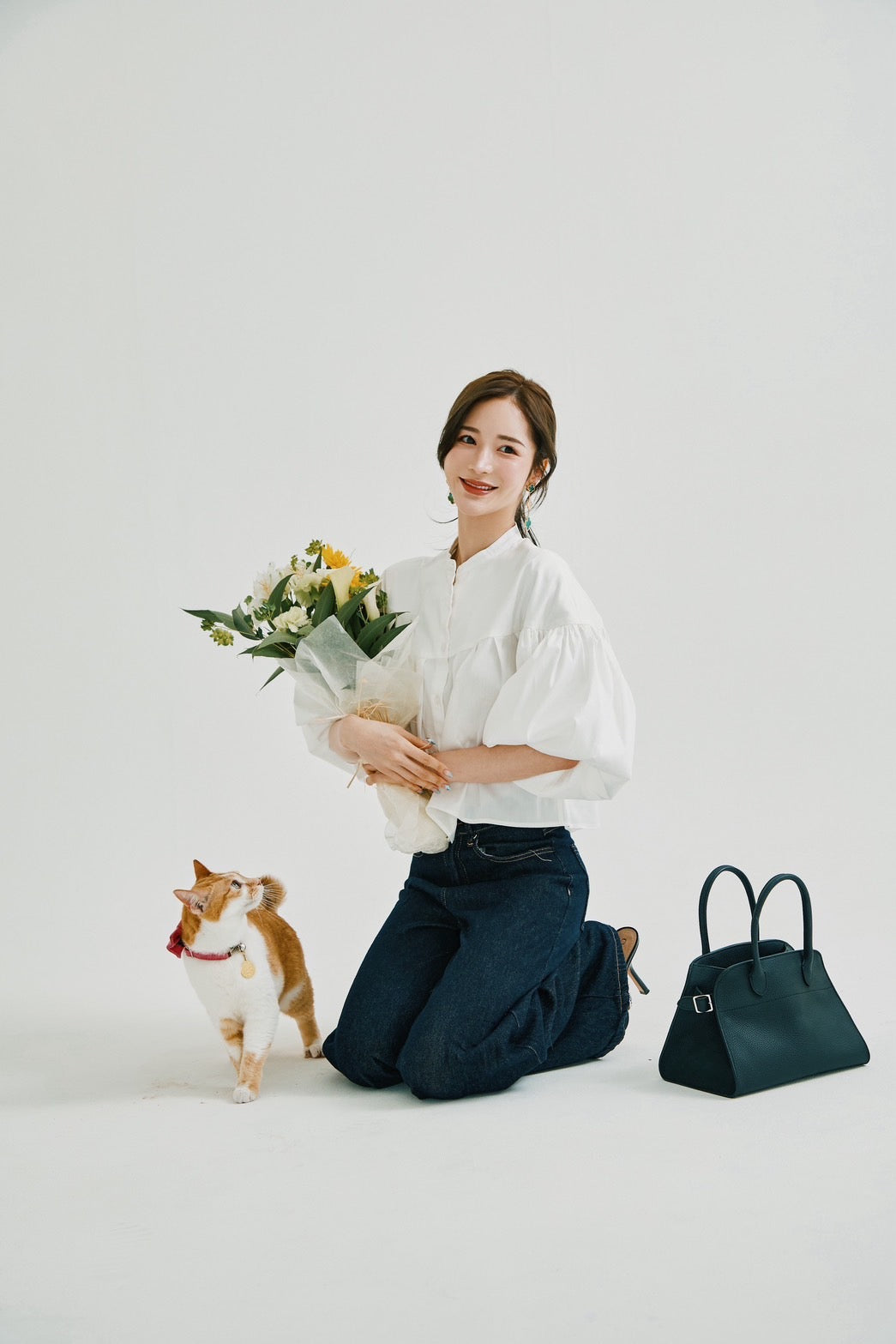 【即日発送】Volume sleeve shirt