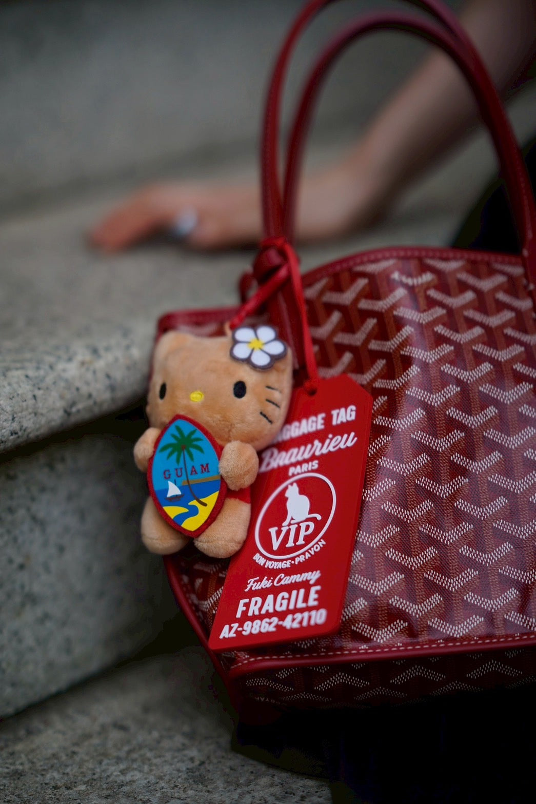 【即日発送】VIP cat bagage tag(Fuki Cammyモデル）