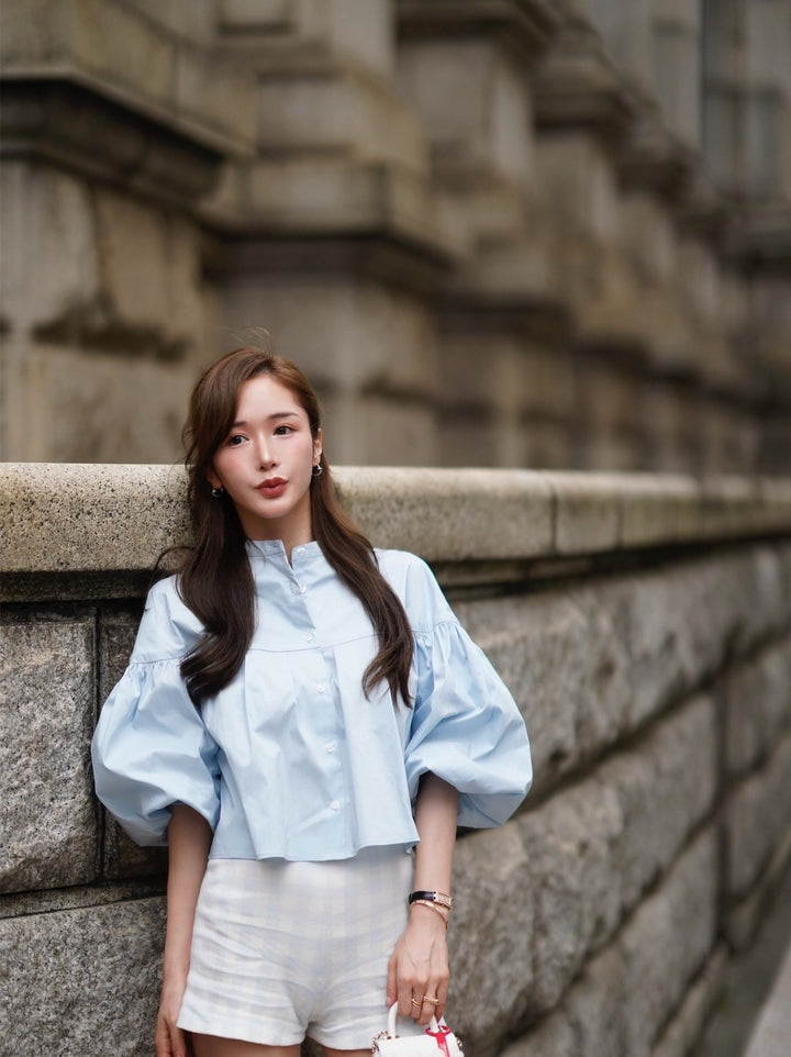 【即日発送】Volume sleeve shirt