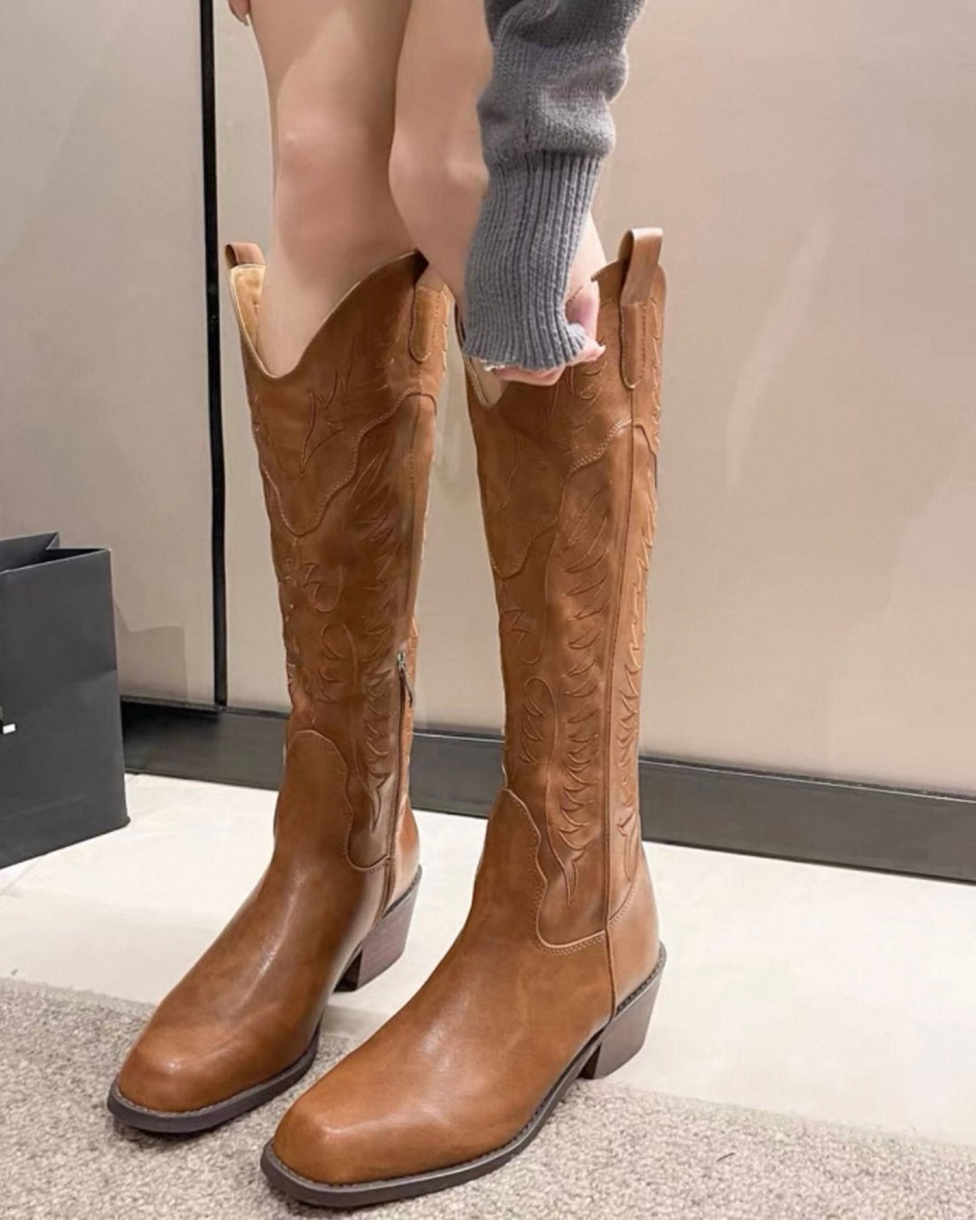 ウエスタンロングブーツ