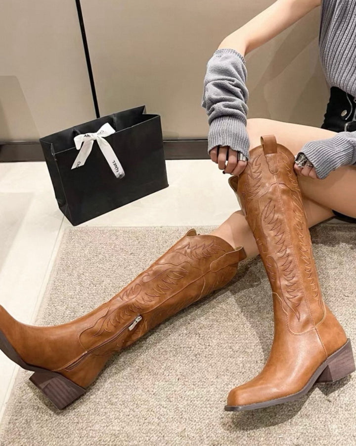 ウエスタンロングブーツ