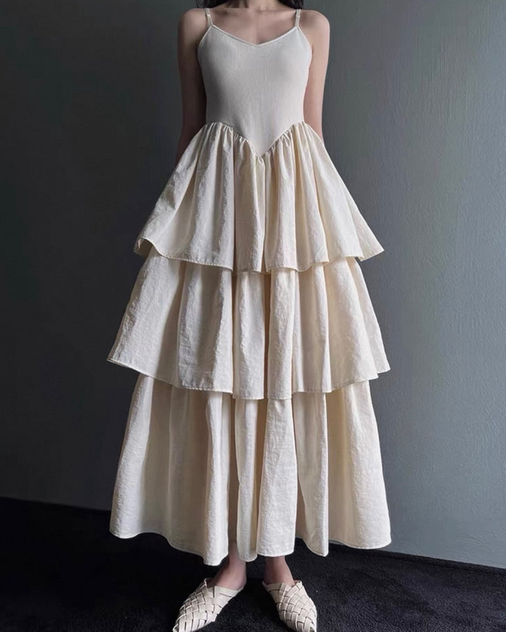 ティアードキャミソールワンピース