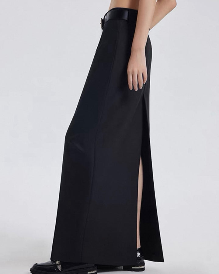 ラインマーメイドロングスカート