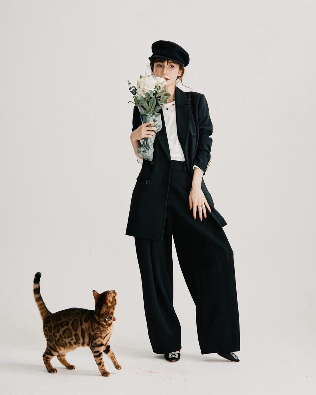 Double-breasted jacket