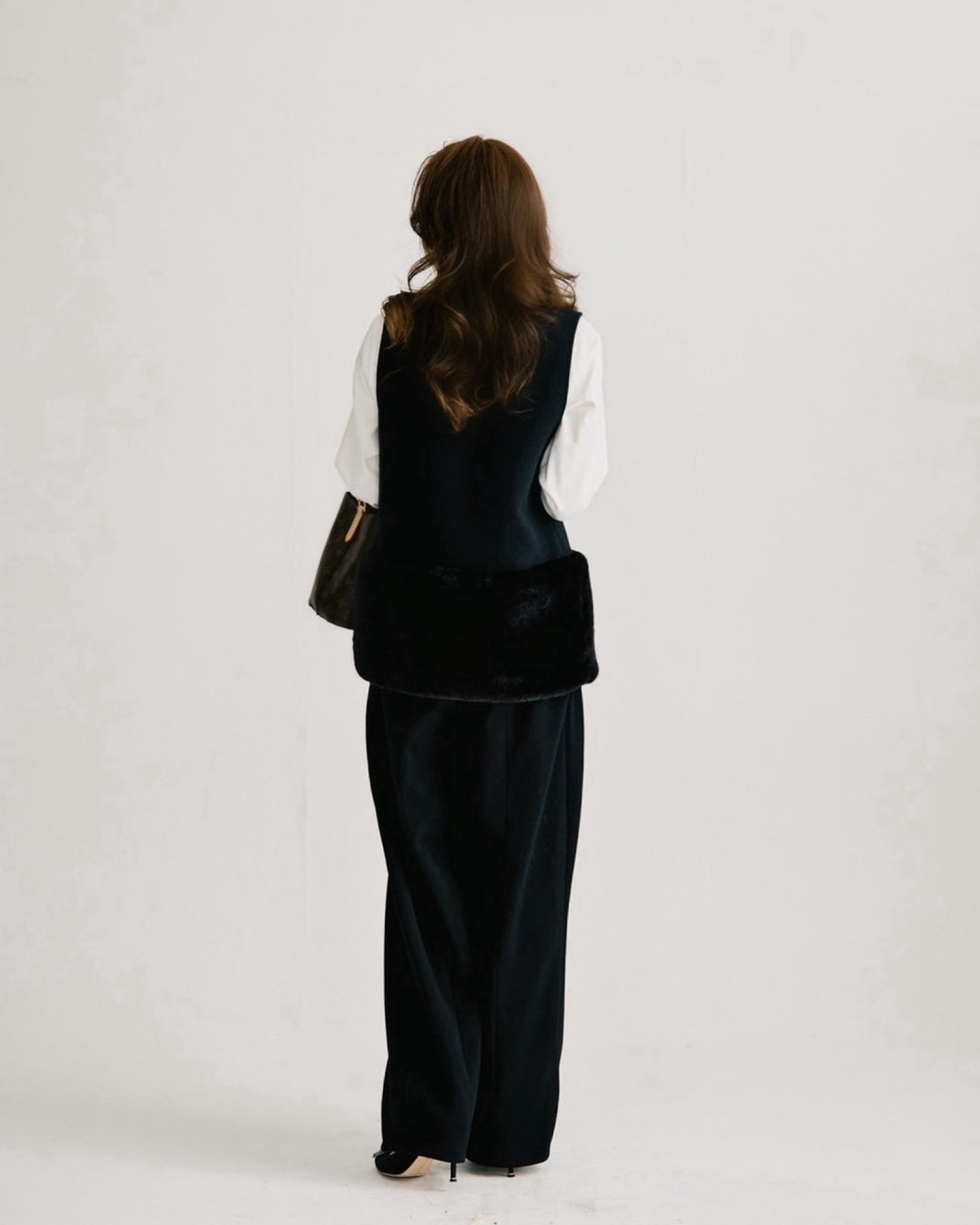 【即日発送】Eco fur vest