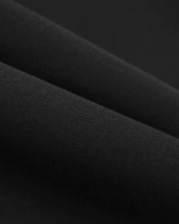 クラシックバイカラーブラックワンピース