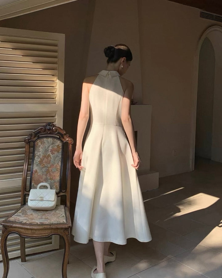 フレンチホルターネックワンピース