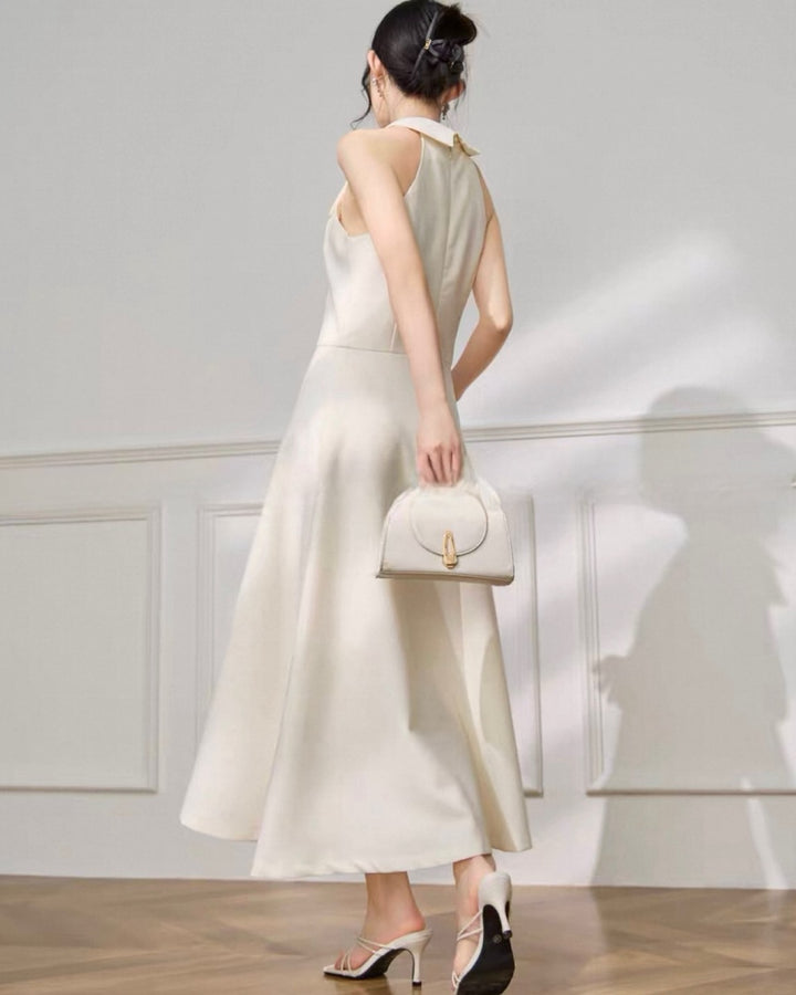 フレンチホルターネックワンピース