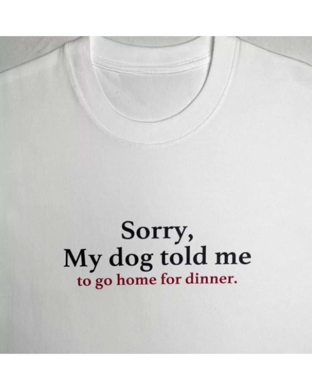 アニマルメッセージプリントTシャツ