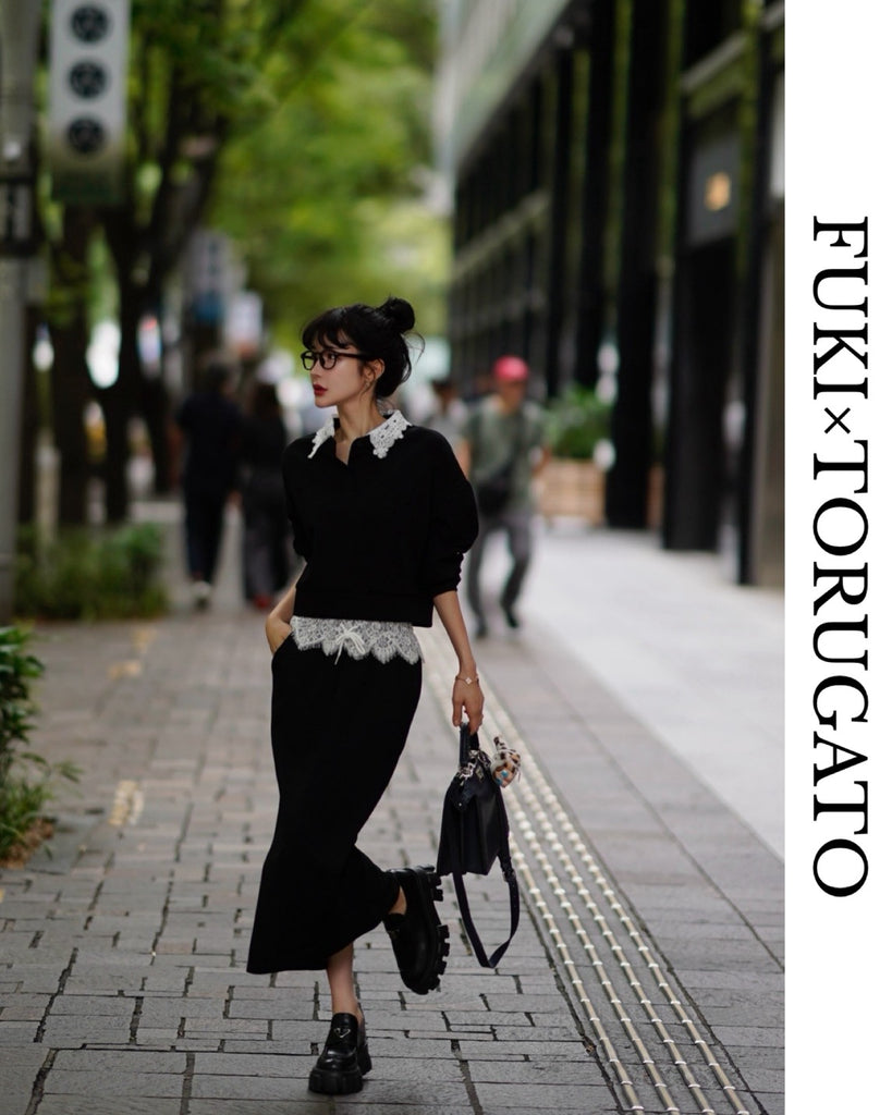 レースカラースウェットセットアップ – TORUGATO