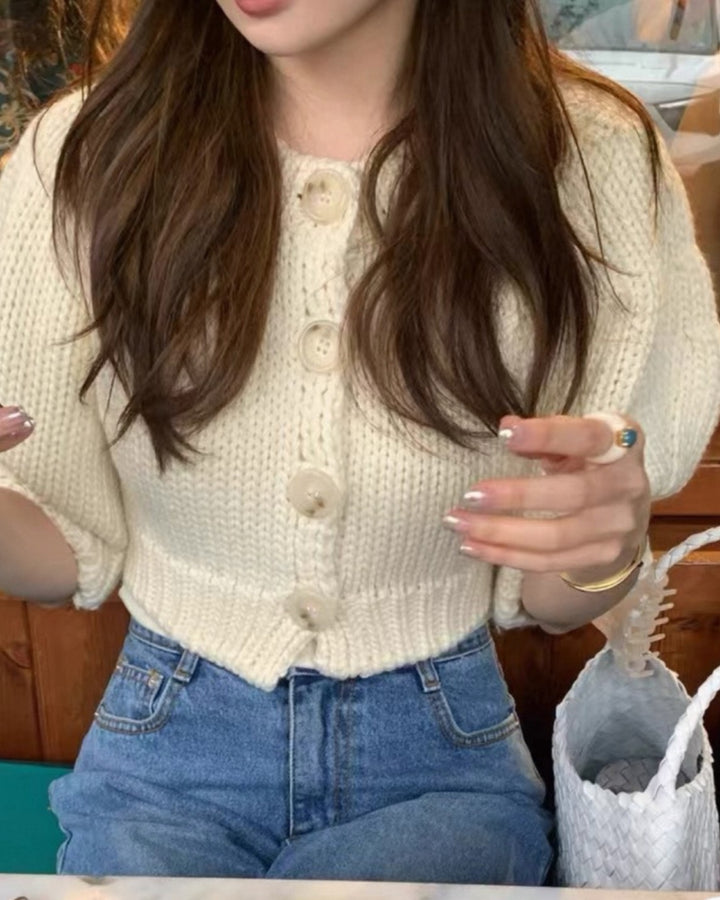 ローゲージニットカーディガン