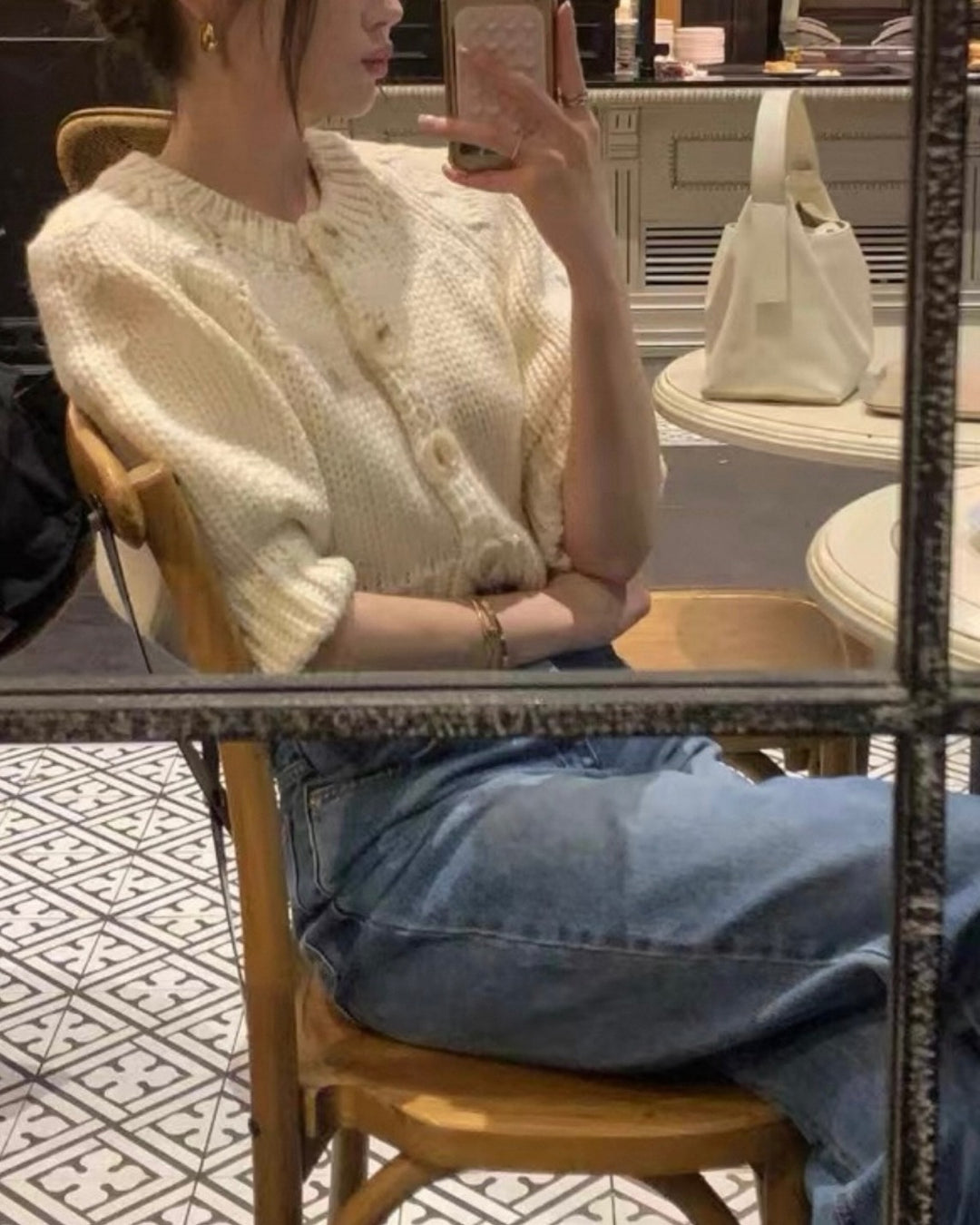 ローゲージニットカーディガン