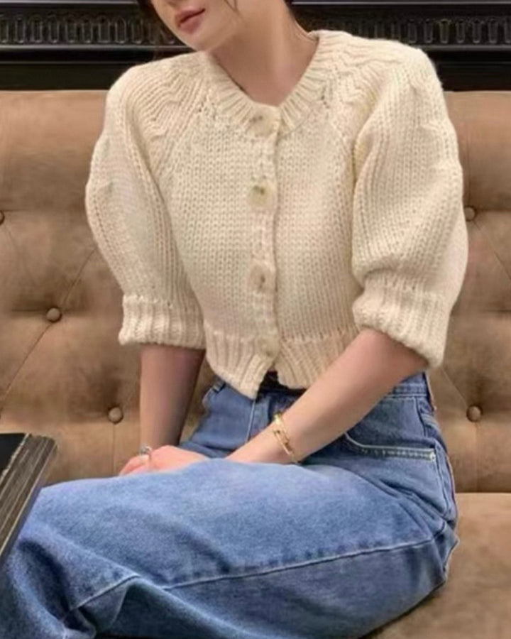 ローゲージニットカーディガン