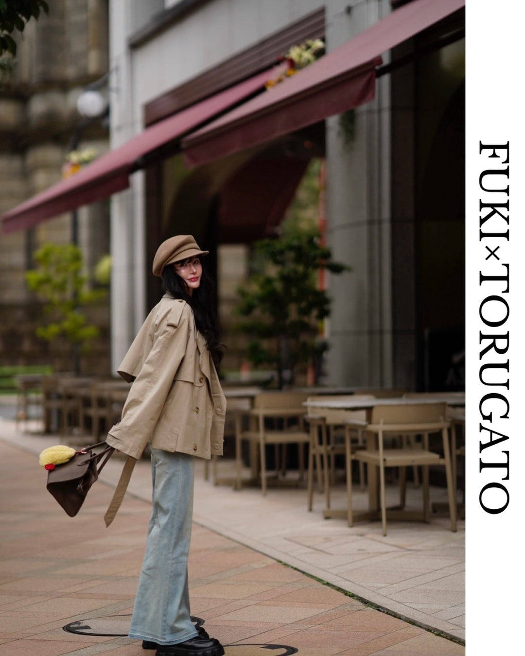 ハイウエストフレアデニム