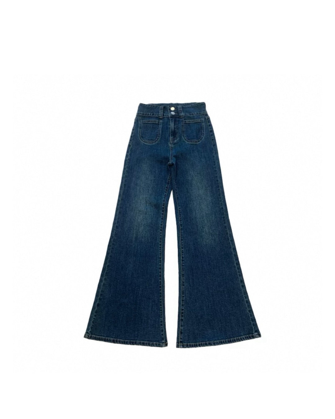 ハイウエストフレアデニム