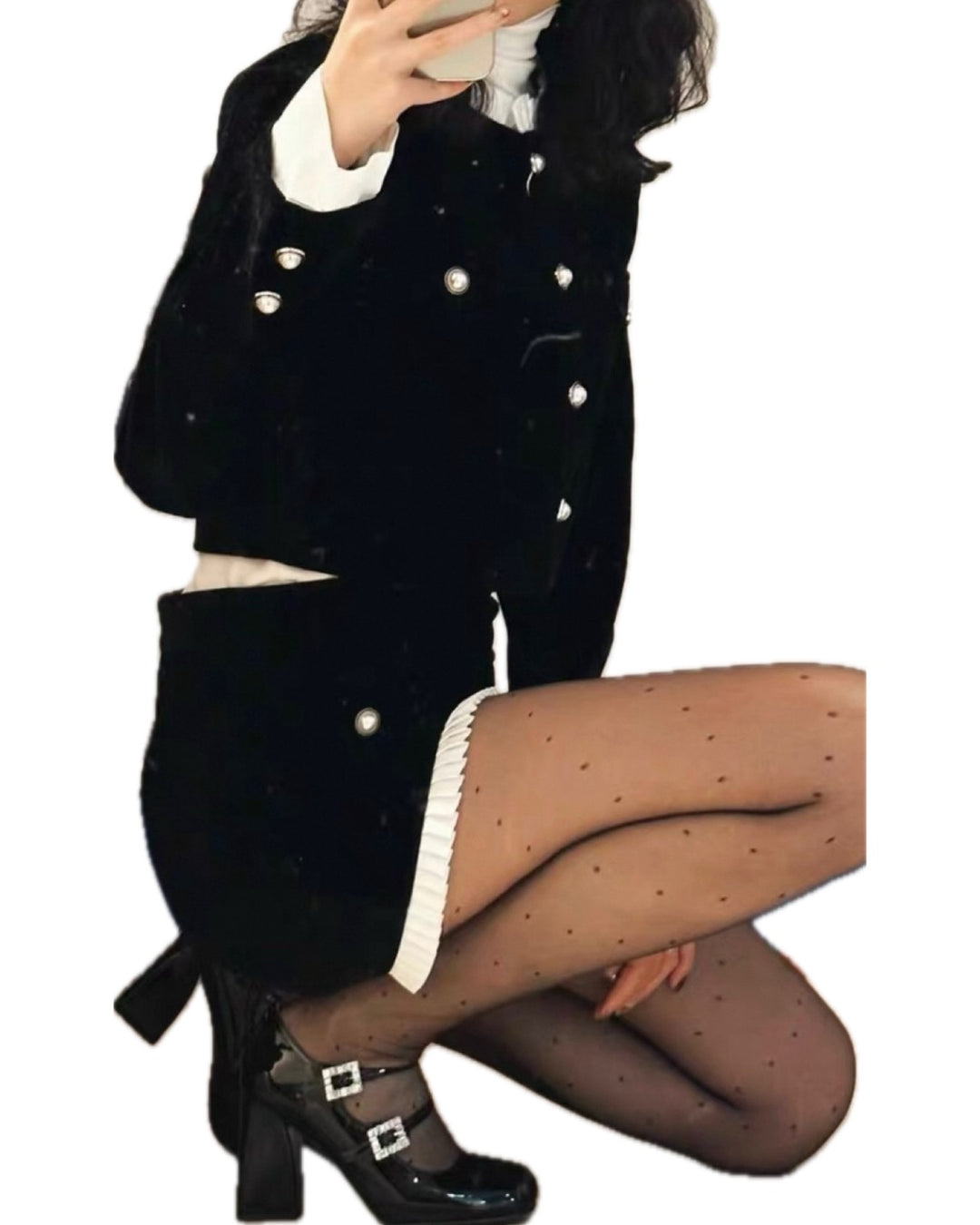 ラウンドトゥーパンプス