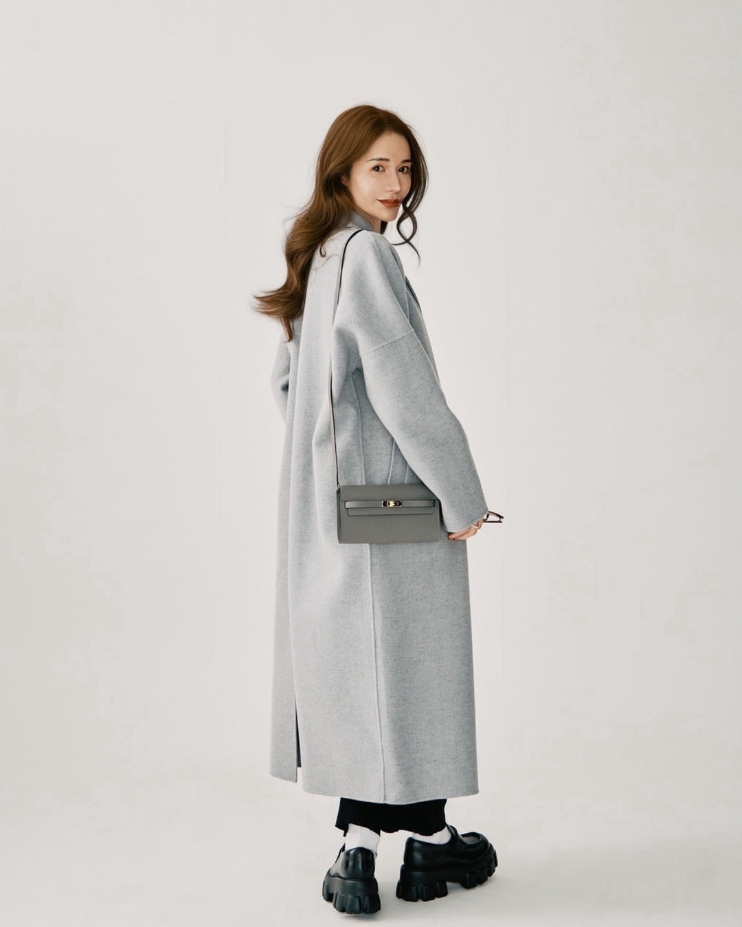 【即日発送】Double-face long coat