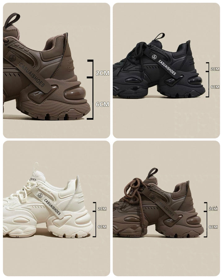 ハイテクダッド厚底スニーカー