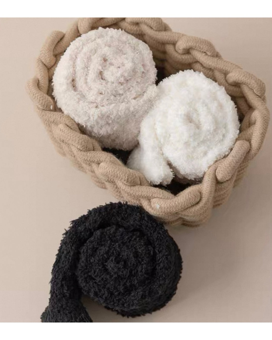 【即日発送】ふわとろ極暖ケーブルソックス