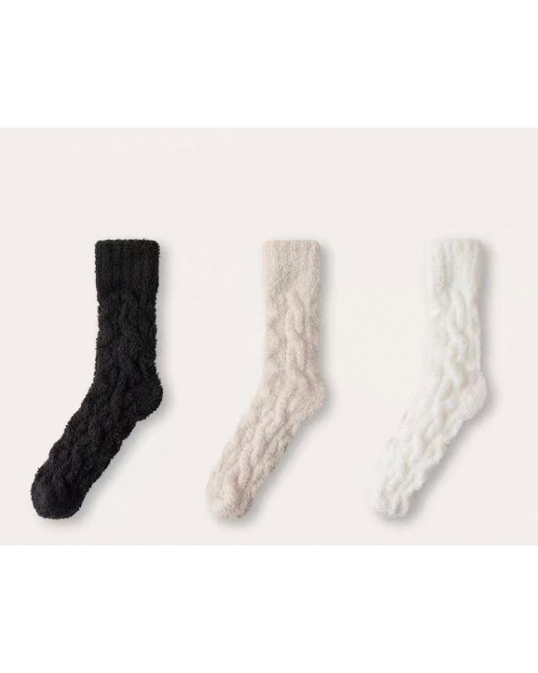 【即日発送】ふわとろ極暖ケーブルソックス