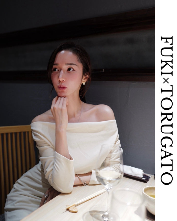 【Sサイズ即日発送】オフショルダーL/Sドレスワンピース