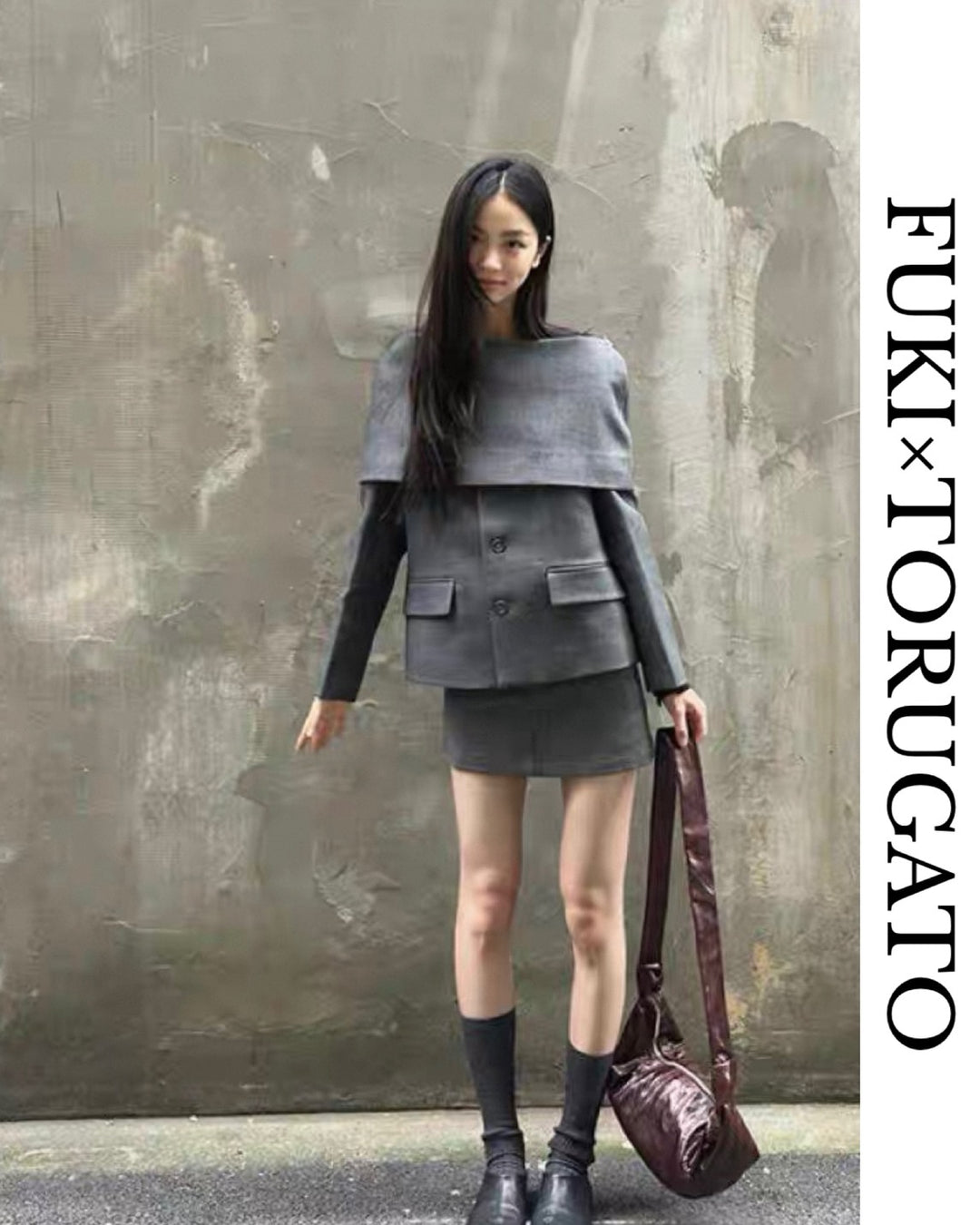 ケープショルダージャケットセットアップ