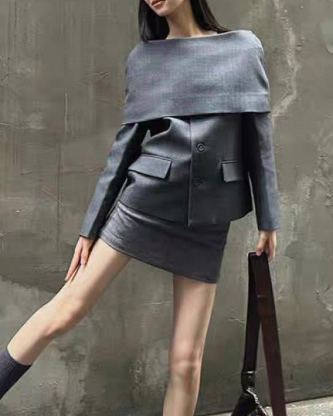 ケープショルダージャケットセットアップ