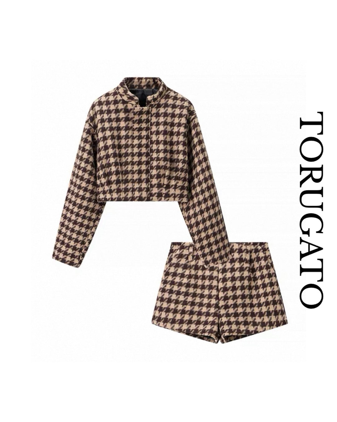 ハウンドトゥースセットアップ