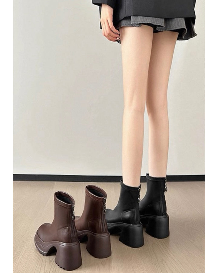 アーチソールショートブーツ