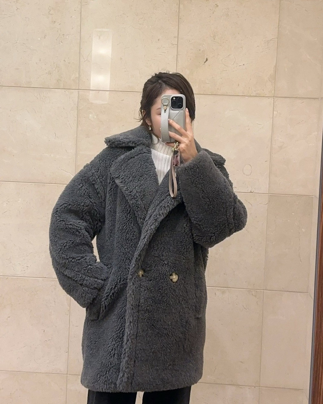 プレミアムテディボアコート