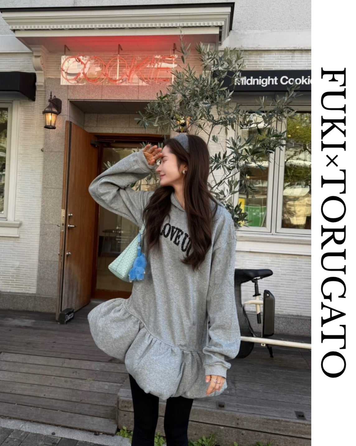 FUKI×TORUGATO Torugato ふきちゃんのコラボ ウールファーポンチョ